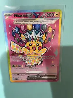 Pokemon TCG Pikachu ex 277/217 Ascended Heroes SIR Special Illustration Rare - Image 2