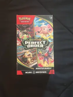 Pokemon Perfect Order Booster Bundle 6 Packs - NEW SEALED - Image 1