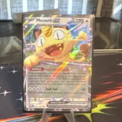 Pokemon TCG Meowth EX 062/088 Ultra Rare Full Art Holo 170 HP English - Image 1