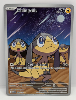 Helioptile 143/132 Me01: Mega Evolution Holo NM Pokemon - Image 1