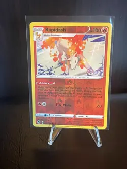 Rapidash - Reverse Holo - 22/195 Silver Tempest - Pokemon TCG - Near Mint - Image 1