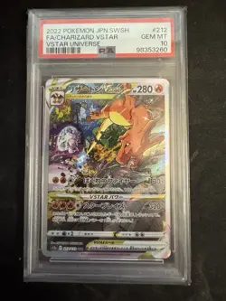 2022 POKEMON SWSH JPN VSTAR UNIVERSE #212/172 CHARIZARD VSTAR FULL ART PSA 10 - Image 1