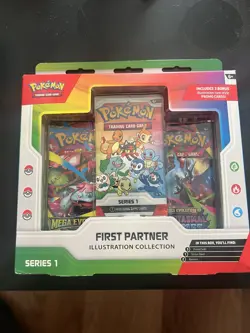 Pokemon First Partner Series 1 Illustration Collection🔥SEALED IN HAND 🔥👍🏻 - Image 1