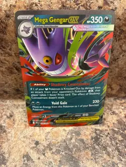 Mega GENGAR EX "Phantasmal Flames" DOUBLE RARE~Pokemon TCG🔥#056/094 - Image 1