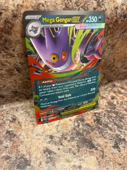 Mega GENGAR EX "Phantasmal Flames" DOUBLE RARE~Pokemon TCG🔥#056/094 - Image 2