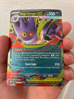 Mega GENGAR EX "Phantasmal Flames" DOUBLE RARE~Pokemon TCG🔥#056/094 - Image 5