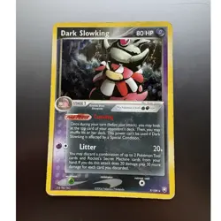 Pokemon TCG Dark Slowking 9/109 Team Rocket Returns Holo Rare 80 HP ENG 2004 - Image 1