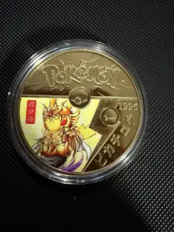 10 x Pokemon Go Gold Plated Poncho Pikachu Coin Set - Commemorative/Collectible - Image 3