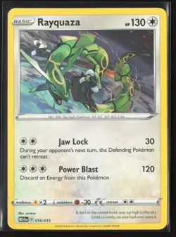 Rayquaza 014/015 Promo McDonald's Promos 2024 Pokemon Near Mint - Image 1
