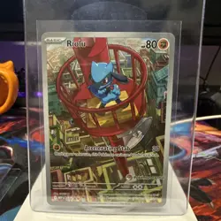 Riolu 010 - ME01: Mega Evolution POKEMON CENTER Stamped Promo Holo NM - Image 1