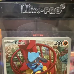 Riolu 010 - ME01: Mega Evolution POKEMON CENTER Stamped Promo Holo NM - Image 2