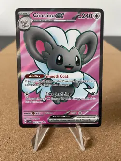 Pokemon TCG Cinccino EX 105/086 CRI Ultra Rare Holo Chaos Rising NM - Image 1