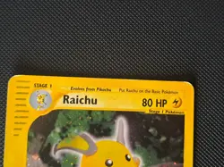 Pokemon Skyridge raichu H25/H32 damaged HOLO - Image 3