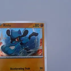 Pokemon Riolu 076/132 Mega Evolution Cosmos Holo Very Good Condition - Image 3