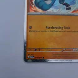 Pokemon Riolu 076/132 Mega Evolution Cosmos Holo Very Good Condition - Image 4