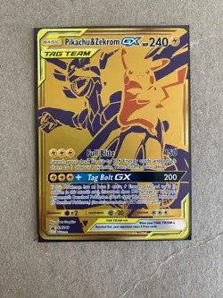 Pokemon TCG Pikachu & Zekrom GX Sun & Moon SM248 Holo Promo NM CLEAN! - Image 1