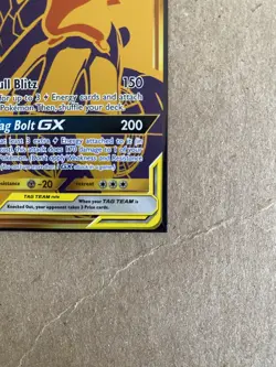Pokemon TCG Pikachu & Zekrom GX Sun & Moon SM248 Holo Promo NM CLEAN! - Image 4