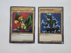 Parrot Dragon, Ultra Rare, 1st Edition, LCKC. Lesser Dragon, LOB, Common. LP. - Image 1