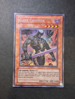 Yugioh Dark Grepher PTDN-EN000 Secret Rare Unlimited Vintage Excellent Condition - Image 2