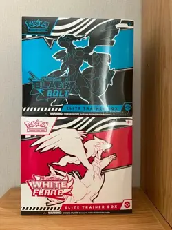 Pokemon Black Bolt & White Flare Elite Trainer Boxes ETB - Image 1