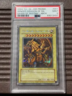 Yugioh The Winged Dragon Of Ra DOD-001 PSA 9 - Image 1