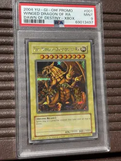 Yugioh The Winged Dragon Of Ra DOD-001 PSA 9 - Image 3