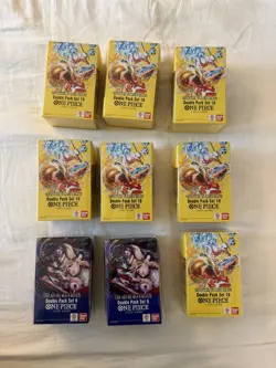 Lot One Piece Double Pack Set 9 & 10 (sealed 9 boxes total) - Image 1