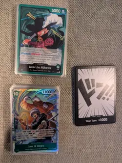 One Piece Green Dracule Mihawk Deck ready to play with DON - Image 2