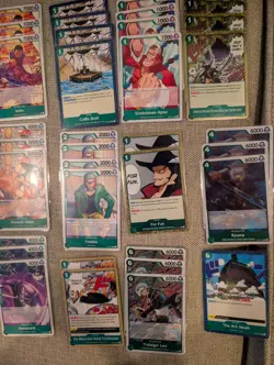 One Piece Green Dracule Mihawk Deck ready to play with DON - Image 5