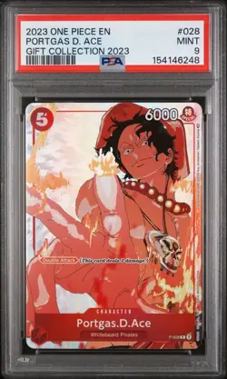 2023 ONE PIECE #028 PORTGAS D. ACE GIFT COLLECTION 2023 PSA 9 (Q248 - Image 1
