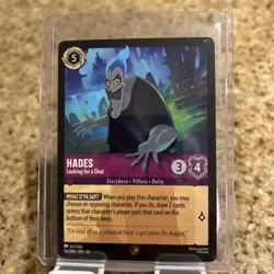 Disney Lorcana Hades Looking for a Deal 56/204 Non Foil - Image 1