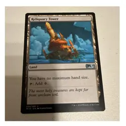 Wizards of the Coast MTG Reliquary Tower M19 Uncommon 254 EN Colorless - Image 1