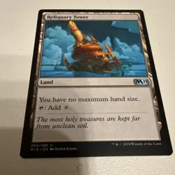 Wizards of the Coast MTG Reliquary Tower M19 Uncommon 254 EN Colorless - Image 2
