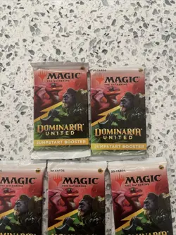 Magic The Gathering MTG Dominaria United Jumpstart Booster Pack Lot 5x New - Image 2