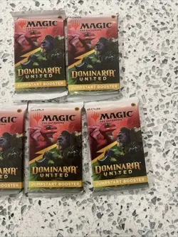 Magic The Gathering MTG Dominaria United Jumpstart Booster Pack Lot 5x New - Image 3