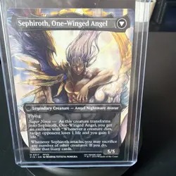 MTG English Sephiroth, Fabled SOLDIER (Borderless) (0317) NM Normal - Image 2