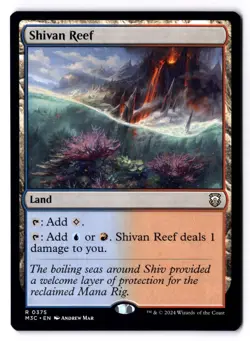 Shivan Reef NM* Modern Horizons 3 Commander ENGLISH 0375 mtg -UnltdCards - Image 1