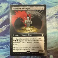 Master of Dark Rites (Extended Art) Commander: Lost Caverns of Ixalan #0051 NM - Image 1