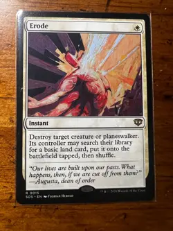 Erode - Secrets of Strixhaven SOS #310 - Rare Non-Foil Near Mint NM - MTG - Image 1