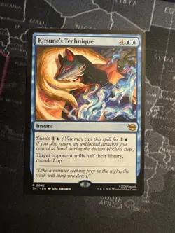Kitsune's Technique 0042 Teenage Mutant Ninja Turtles Magic: The Gathering NM - Image 1