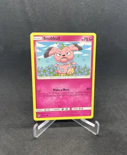 SNUBBULL 137/214 Common SM - Lost Thunder Pokemon Card 2018 LP - Image 1