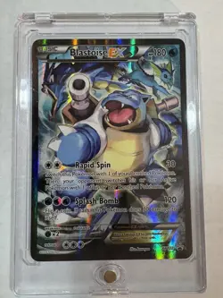 Pokemon TCG Blastoise EX XY122 Full Art Holo Black Star Promo Card - Image 1