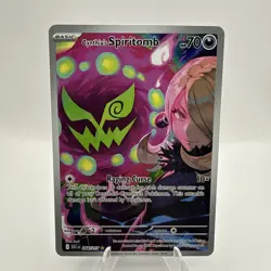 Pokemon Cynthia's Spiritomb 244/217 Me Ascended Heroes Holo Illustration Rare NM - Image 1