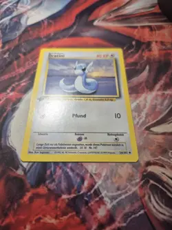 Pokemon Card - Dratini German 1st Edition Base Set 26/102 Uncommon LP - Image 3