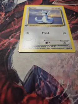 Pokemon Card - Dratini German 1st Edition Base Set 26/102 Uncommon LP - Image 4