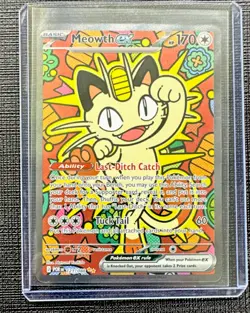 Meowth ex 121/088 SIR Pokemon Perfect Order (Near Mint) - Image 1