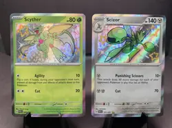 Pokemon TCG Paldean Fates Baby Shiny Holo Rare Evolution Line NM Shiny Rare SV - Image 1