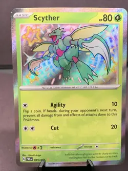 Pokemon TCG Paldean Fates Baby Shiny Holo Rare Evolution Line NM Shiny Rare SV - Image 2