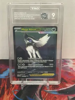 Pokemon Mega Absol EX 180/132 Me01 Illustration Rare Holo 280 HP Eng - Image 1