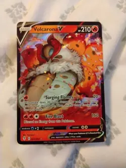 Volcarona V 021/203 SWSH Evolving Skies Ultra Rare Holo Pokemon TCG 2021 NM - Image 1